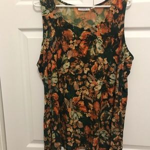 Susan Graver Liquid Knit Sleeveless Top Size XL